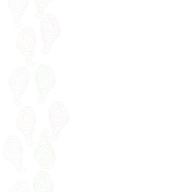 soyut basit eğri şekilleri, vektör illüstrasyon