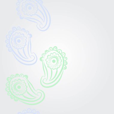 Kusursuz çiçek deseni. Vektör illüstrasyonu