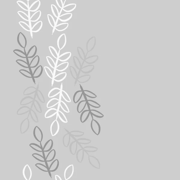 Motif Floral Abstrait Simple Avec Espace Copie — Image vectorielle