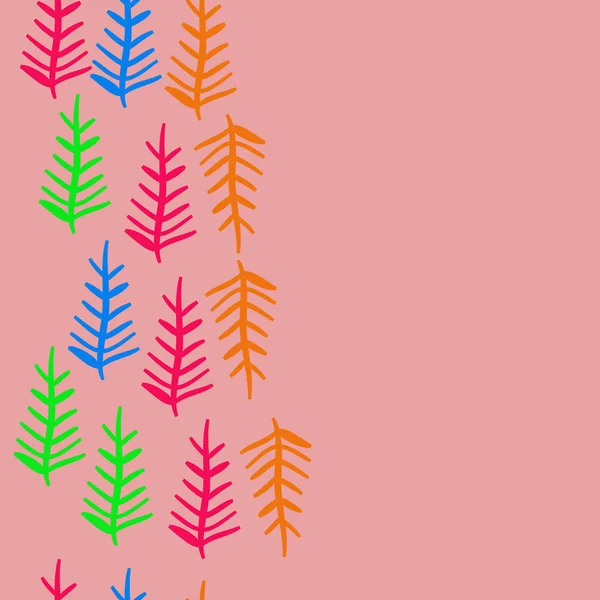 Bezešvé Pattern Abstraktní Barevné Květy — Stockový vektor