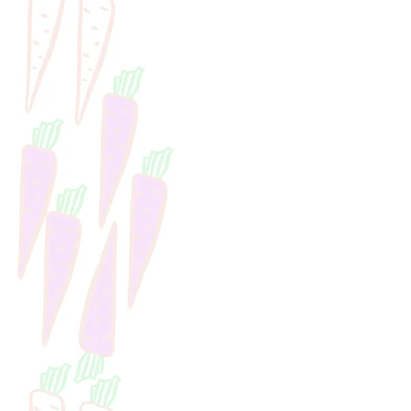 Motif Coloré Avec Des Carottes Mûres — Image vectorielle