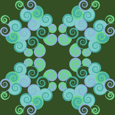 Soyut renkli girdapların kusursuz deseni