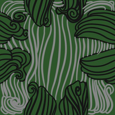 Soyut basit yaprakların kusursuz deseni