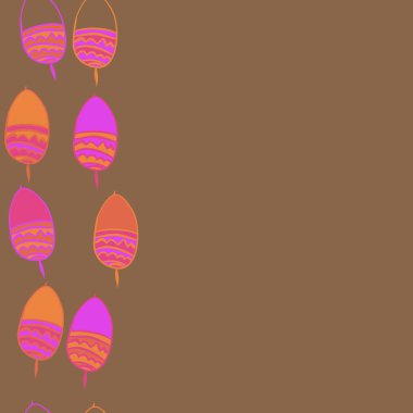 kopya alanı ile soyut basit meşe palamudu desen