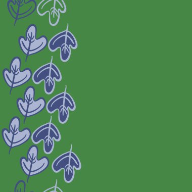 Sonbahar teması ile dikişsiz dikey desen. Vektör çizimi