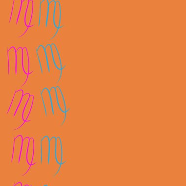 Soyut basit kaligrafik süslemenin kusursuz deseni