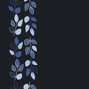 Soyut basit yaprakların kusursuz deseni