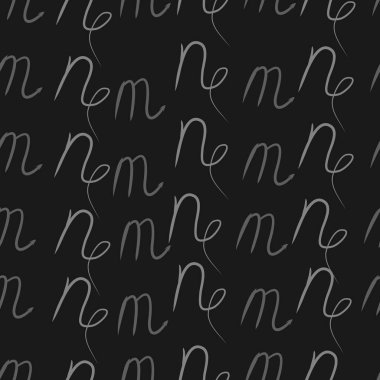 Akrep, oğlak burçlarının dikişsiz deseni. Vektör çizimi