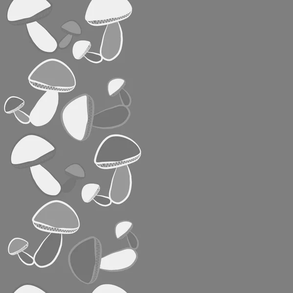 Padrão Abstrato Sem Costura Com Cogumelos Coloridos — Vetor de Stock