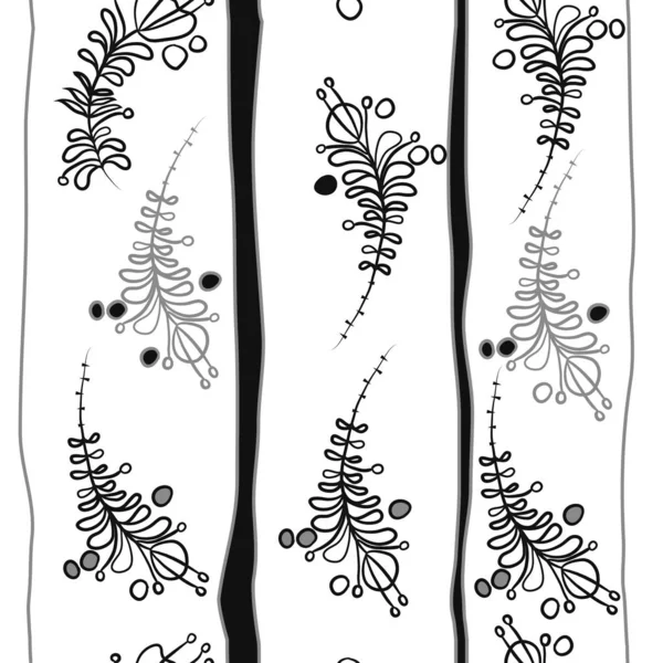 Absztrakt Egyszerű Virágos Mintával Másolási Space — Stock Vector