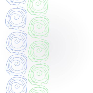 Soyut basit güllerin kusursuz deseni