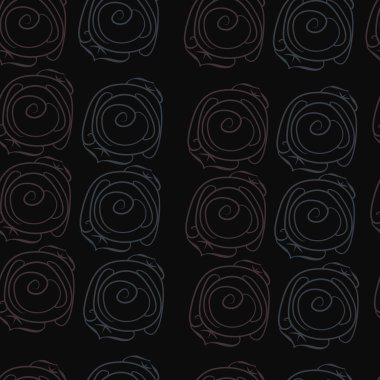 Soyut basit güllerin kusursuz deseni