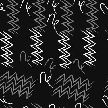 Soyut basit burçların kusursuz deseni 