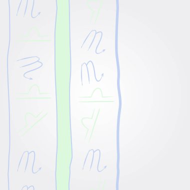 Soyut basit kaligrafi dikişsiz desen