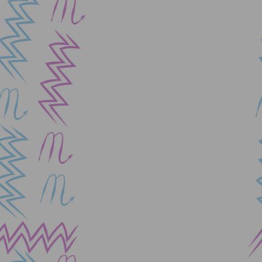 Akrep burçları şarkı lar, arka planda karalamalar