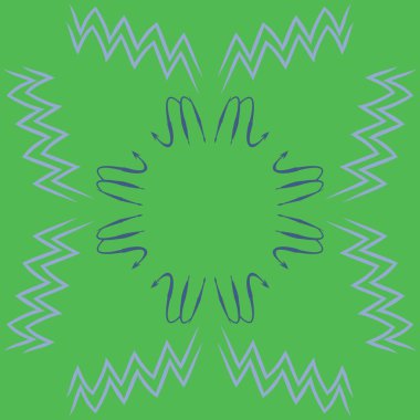 Soyut basit kaligrafi dikişsiz desen