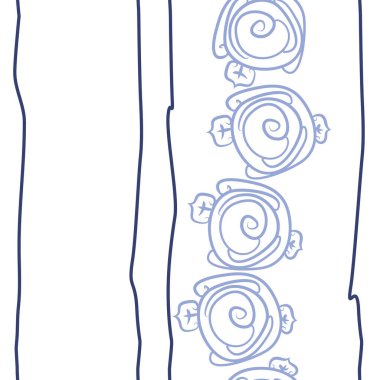 Soyut basit güllerin kusursuz deseni