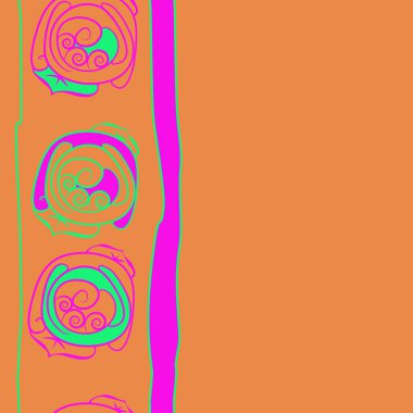 Soyut basit güllerin kusursuz deseni