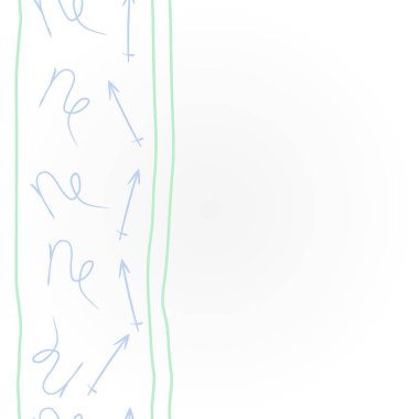 Soyut basit kaligrafi dikişsiz desen