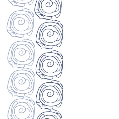 Soyut basit güllerin kusursuz deseni