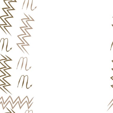 Akrep burçları şarkı lar, arka planda karalamalar