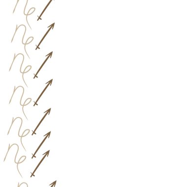 Renkli oklar ile kesintisiz soyut desen