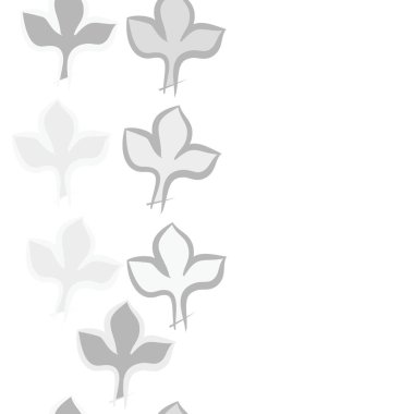 Soyut basit yaprakların kusursuz deseni