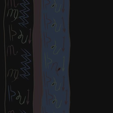 Akrep burçları şarkı lar, arka planda karalamalar