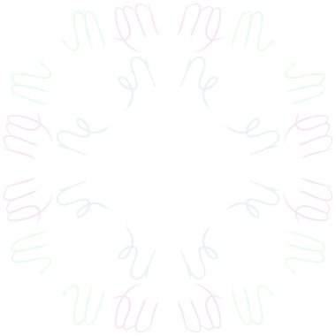 Burçlar, karalamalar, kanser, akrep, kopya alanı dairesel desen