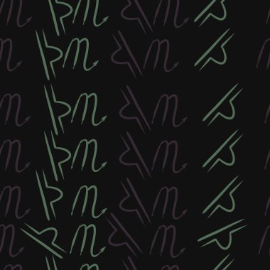 Burçlar, karalamalar, akrep, terazi, kopya alanı deseni. 