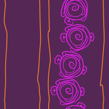 Soyut basit güllerin kusursuz deseni