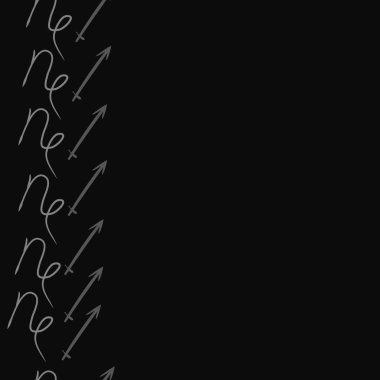 Renkli oklar ile kesintisiz soyut desen