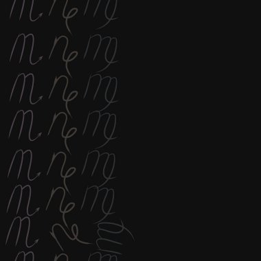  burçlar, doodle, akrep, kopya alanı desen. 