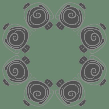 Soyut basit güllerin kusursuz deseni