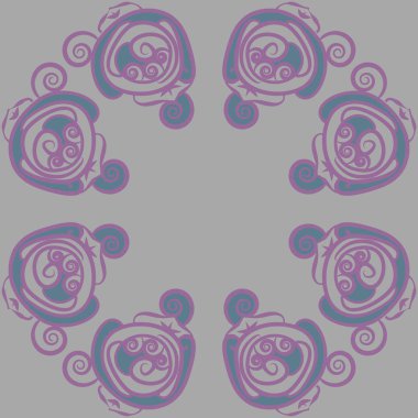 Soyut basit güllerin kusursuz deseni
