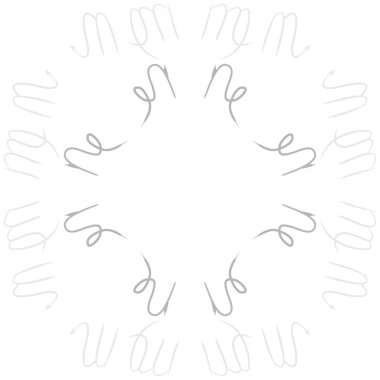 Burçlar, karalamalar, kanser, akrep, kopya alanı dairesel desen