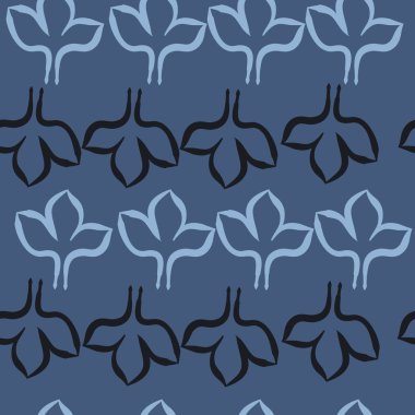 Soyut renkli yaprakları Dikişsiz deseni