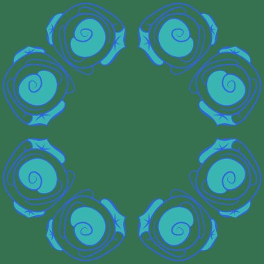 Soyut basit güllerin kusursuz deseni