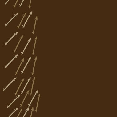 Soyut basit burçlar Oğlak ve Aslan Dikişsiz desen