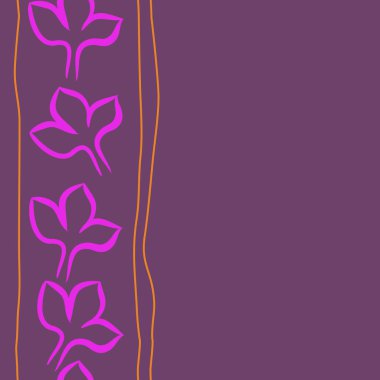 Soyut basit yaprakların kusursuz deseni