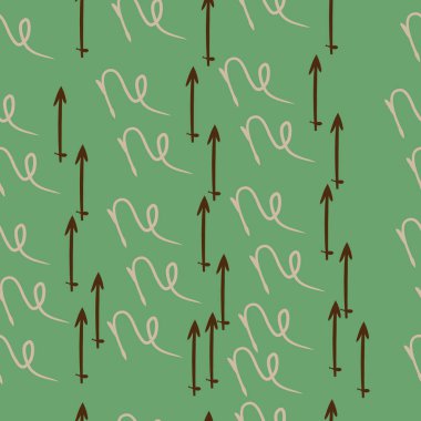 zodyak işaretleri, doodles, akrep kopya alanı nın dikişsiz desen