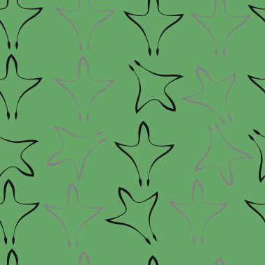 Soyut basit kramp balıklarının dikişsiz deseni