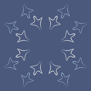 Soyut basit yaprakların kusursuz deseni