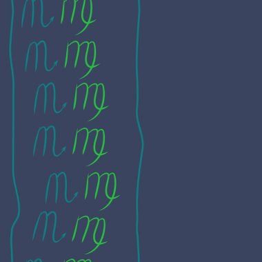 Akrep burçları şarkı lar, arka planda karalamalar