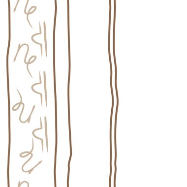 Soyut basit kaligrafi dikişsiz desen