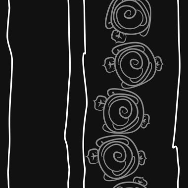 Soyut basit güllerin kusursuz deseni