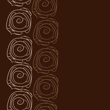 Soyut basit güllerin kusursuz deseni