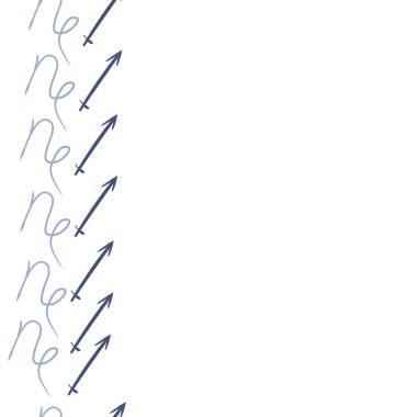 Renkli oklar ile kesintisiz soyut desen