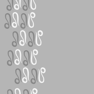 burçlar, aslanlar dikişsiz desen 