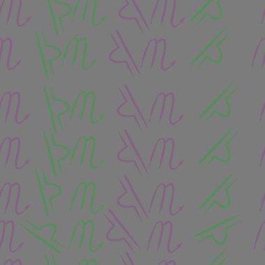 Burçlar, karalamalar, akrep, terazi, kopya alanı deseni. 